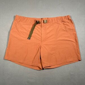 REI Co-op Sahara Amphib Shorts Men's Size 3XL Orange‎ Lightweight Nylon Belted